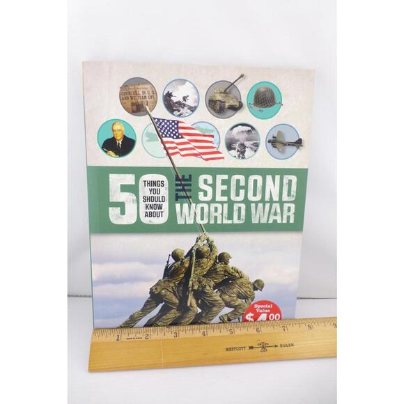 Other - 50 Things You Should Know About The Second World War Simon Adams C14